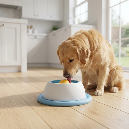 Slow-Feeder Fun Bowl: Healthier Bites & Happier Paws